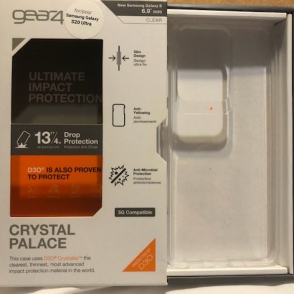 gear4 Crystal Palace Design-Samsung GalaxyS20 Ultra Case Advan Impact Protection - Picture 1 of 5